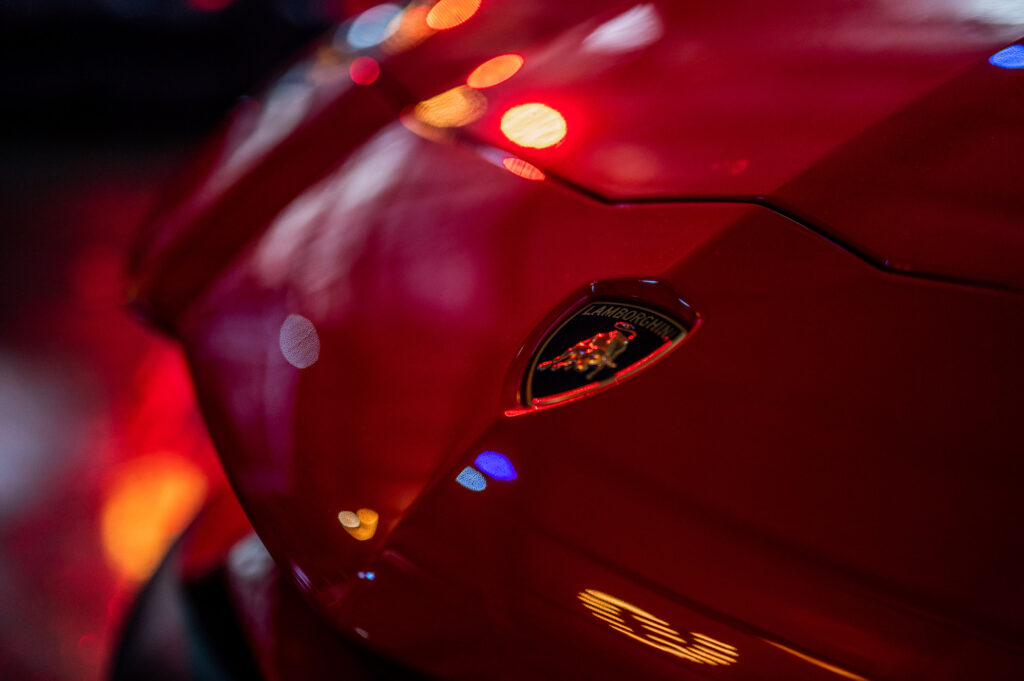 Lamborghini Logo Close-Up